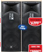 DXN Dual 15” DJ Speakers (PAIR)