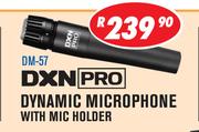 DXN Pro Dynamic Microphone With Mic Holder DM-57