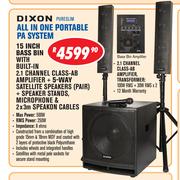 Dixon All In One Portable PA Syatem PURESLIM 