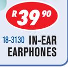 Samsung Style In Ear Earphones 18-3130