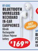 Dixon Bluetooth Wireless Neckband In Ear Earphones BT-535C