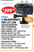 Blaupunkt FHD Life Cam Includes Waterproof Case & Accessories SP3000HD
