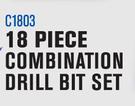 Beyer 18 Piece Combination Drill Bit Set C1803