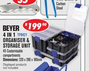 Beyer 4 In 1 Organister & Storage Unit  220 x 290 x 180mm TPB421