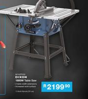 Special Dixon 1800W Table Saw M1HZP250 m.guzzle .za