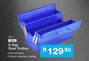 Beyer 3-Tray Steel Toolbox JS11