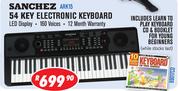 Sanchez 54 Key Electronic Keyboard ARK15