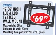 17-37" LED & LCD TV Fixed Wall Mount DWD958