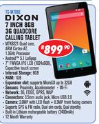 Dixon 7" 8GB 3G Quadcore Calling Tablet TS-M706E