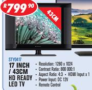 Dixon 17" HD Ready LED TV STY0417