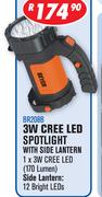 Beyer 3W Cree LED Spotlight With Side Lantern BR208B