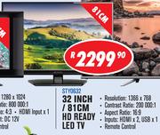 Dixon 32" HD Ready LED TV STY0632