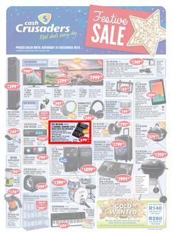 Cash Crusaders : Festive Sale (3 Dec - 24 Dec 2016), page 1