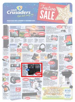 Cash Crusaders : Festive Sale (3 Dec - 24 Dec 2016), page 1