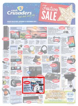 Cash Crusaders : Festive Sale (3 Dec - 24 Dec 2016), page 1