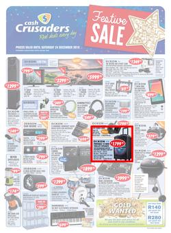 Cash Crusaders : Festive Sale (3 Dec - 24 Dec 2016), page 1