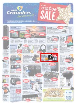 Cash Crusaders : Festive Sale (3 Dec - 24 Dec 2016), page 1