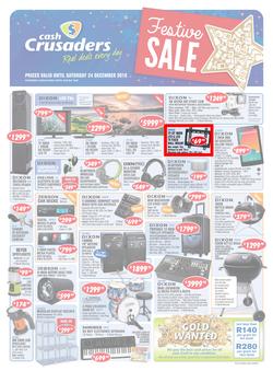 Cash Crusaders : Festive Sale (3 Dec - 24 Dec 2016), page 1