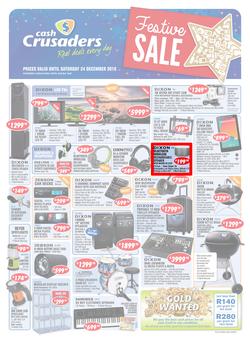 Cash Crusaders : Festive Sale (3 Dec - 24 Dec 2016), page 1