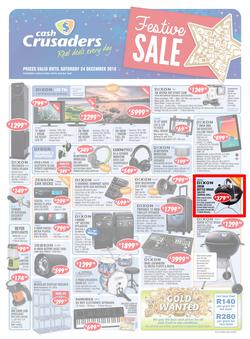 Cash Crusaders : Festive Sale (3 Dec - 24 Dec 2016), page 1