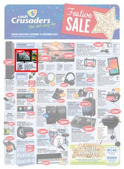 Cash Crusaders : Festive Sale (3 Dec - 24 Dec 2016), page 1