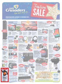 Cash Crusaders : Festive Sale (3 Dec - 24 Dec 2016), page 1