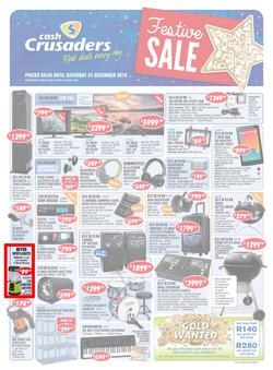 Cash Crusaders : Festive Sale (3 Dec - 24 Dec 2016), page 1
