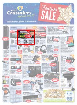Cash Crusaders : Festive Sale (3 Dec - 24 Dec 2016), page 1