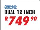 Dixon Dual 12" Taxi Boxes SBB2402