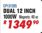 Dixon Dual 12" 1000W Bass Boxes CP131205