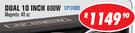 Dixon Dual 10" 800W Bass Boxes CP131005