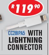 USB Car Charger With Lightning Connector CC28IPA5