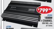 Jebson 1800W 4 Channel Car Amplifiers JB5004