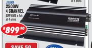 Jebson 2500W 4 Channel Car Amplifiers JB7004