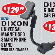 Dixon Universal Magnetised Smartphone Stand With USB Charger HC05H