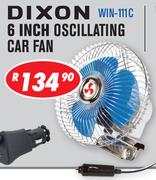 Dixon 6" Oscillating Car Fan WIN-111C