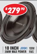 Jebson 10" 200W Max Power Car Subwoofers JB1041