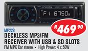 Dixon Deckless MP3/FM Receiver With USB & SD Slots MP228