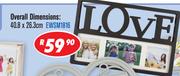 Multi Photo Frame 40.8x26.3cm EWSM1816