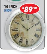 Assorted 14 Inch Wall Clock JH5046