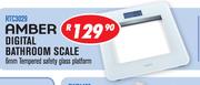 Amber Digital Bathroom Scale RTC3029