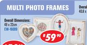 Multi Photo Frame 49x22cm EW-16009