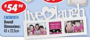 Multi Photo Frame 45x22cm EWSM1814