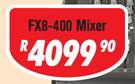 Dixon 8 Channel Powered Mixer With Effects FX8-400