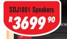 Dixon 18" DJ/PA Speakers Pair SDJ1801