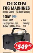 Dixon 400W Fog Machines Z400