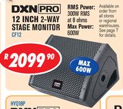 DXN Pro 12" 2 Way Stage Monitor CF12