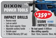 Dixon 550W Impact Drill HS1002