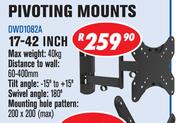 Pivoting Mounts 17-42" LED & LCD TV Wall Bracket DWD1082A