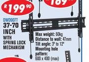 Tilt Mounts 37-70" With Spring Lock Mechanism LED & LCD TV Wall Bracket DWD907T